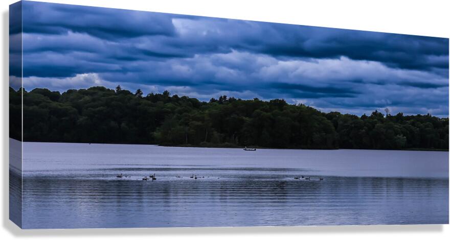 Motorboat Gill MA Canvas Print