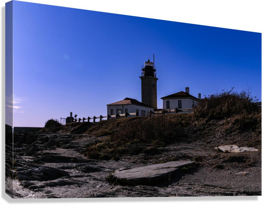 Beavertail Lighthouse Canvas Print