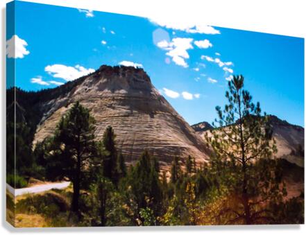 Checkerboard Mesa Canvas Print