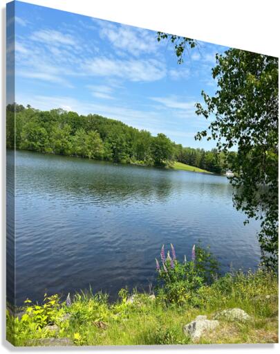 Crescent Lake Canvas Print