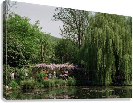 Monets Garden Canvas Print