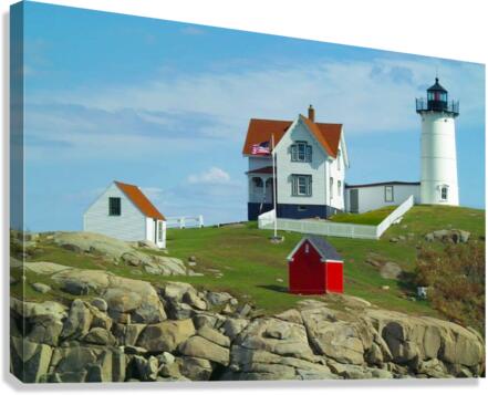 Nubble Lighthouse Canvas Print