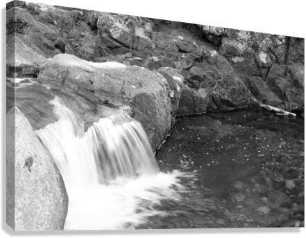 Mini Falls BW Canvas Print