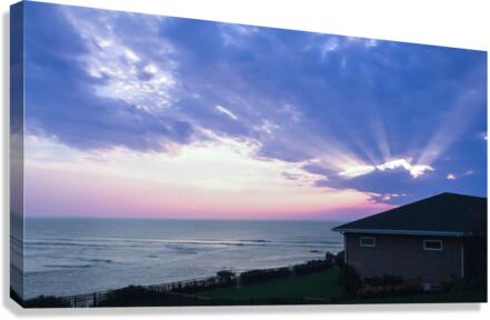 Dramatic Sunset Over Ogunquit v2 Canvas Print