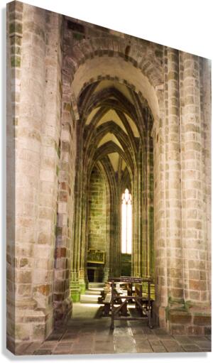 Inside the Abbey Canvas Print