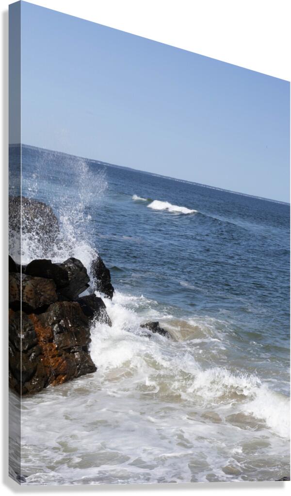 Cliffs and Waves V2.0 Canvas Print