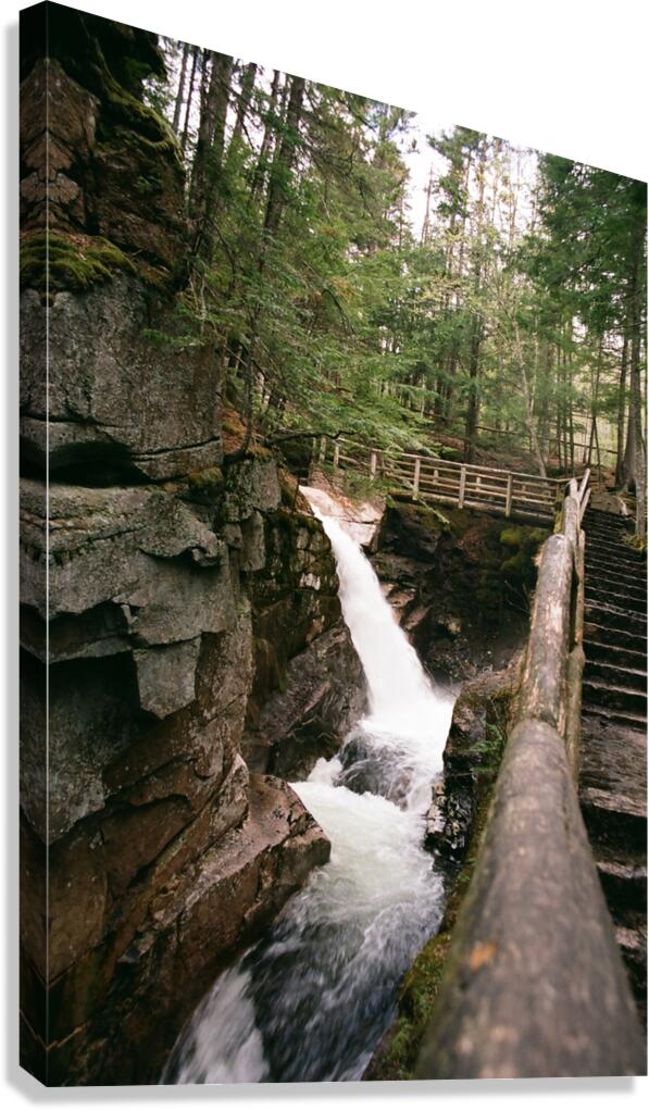 Sabbaday Falls v3 Canvas Print