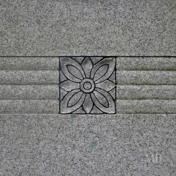 Granite Flower Print