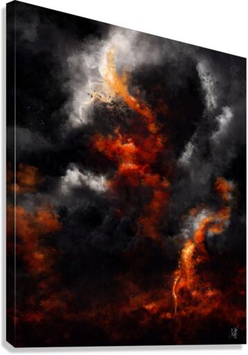 Fire Storm Canvas Print