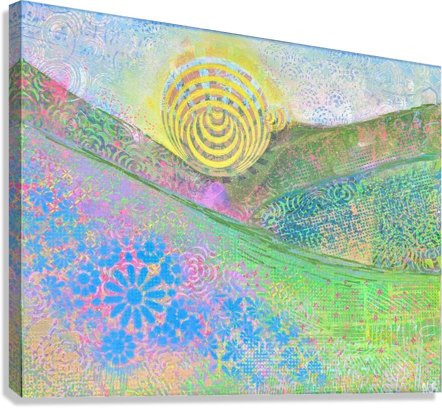 Sunburst Serinity  Canvas Print