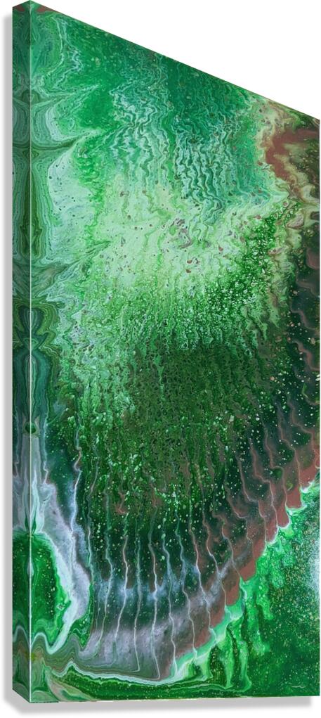 Green Phoenix  Canvas Print