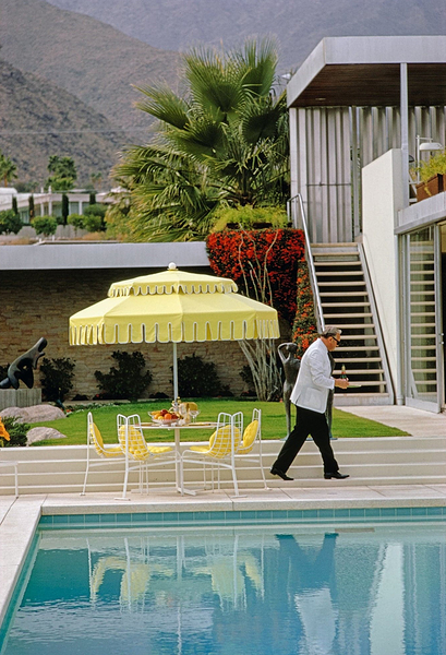 Poolside Waiting - Slim Aarons by chirsteven