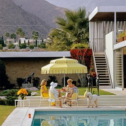 Poolside Friendship - Slim Aarons