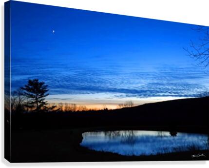 Cherry Brook Twilight Canvas Print