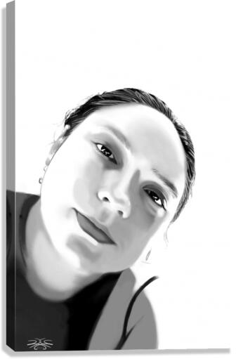 Marie jpeg Canvas Print