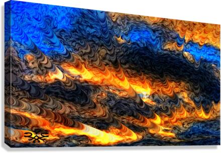 Swirl Sunset Canvas Print