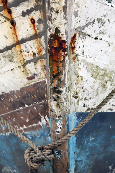 Detail of fishing boat. Brazil 01 by fabiomsalles