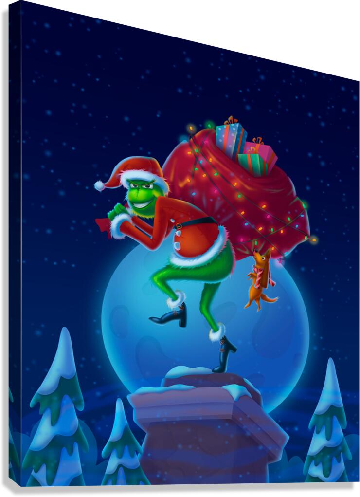 The Grinch Canvas Print