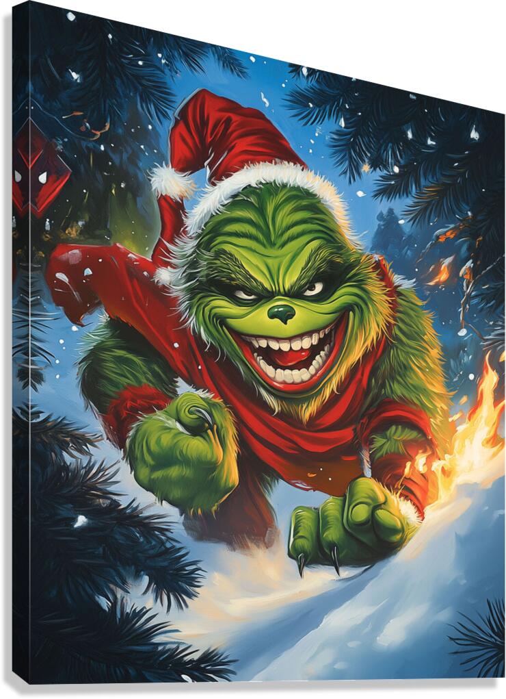 The Grinch Canvas Print
