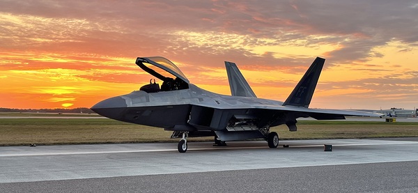 Fighter Sunset Print