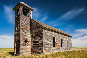 Old Cottonwood Church - Havre Montana