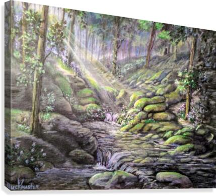 Emerald Forrest Canvas Print