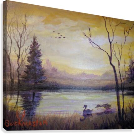 Mikes Marsh Canvas Print