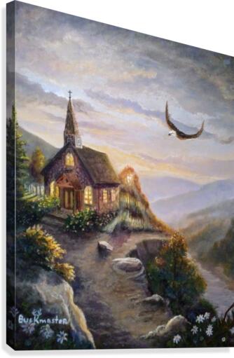Mountain Chaple Canvas Print