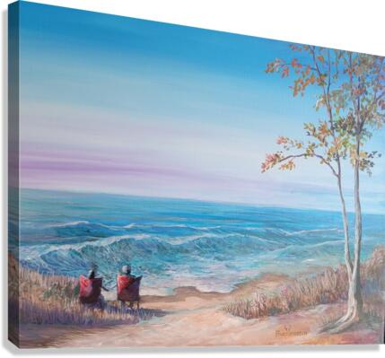Waiting for Sunset Canvas Print
