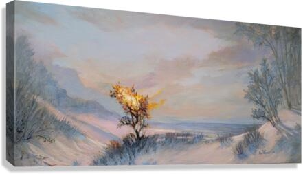 Sunset Flame Canvas Print