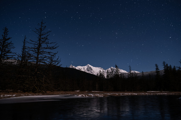 Mountain starscape 2 by Caleb Nagel