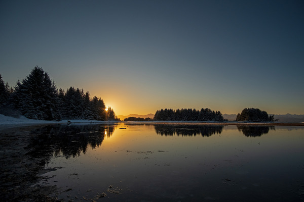 Ocean sunset by Caleb Nagel