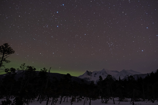 Starry mountain by Caleb Nagel