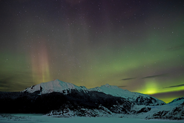 Glacier Aurora 5 by Caleb Nagel
