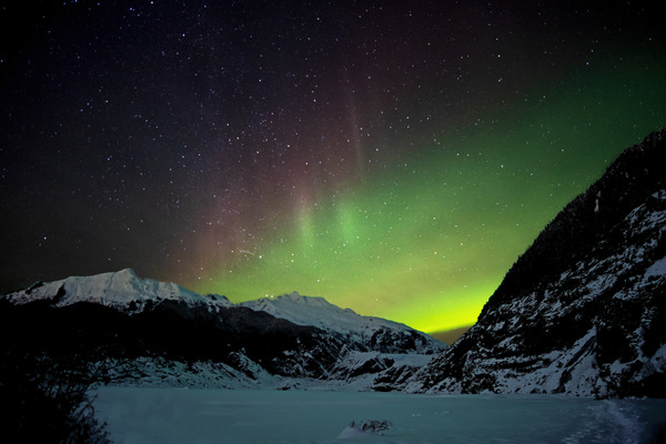 Glacier Aurora by Caleb Nagel