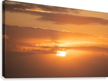Oahu Sunset Canvas Print
