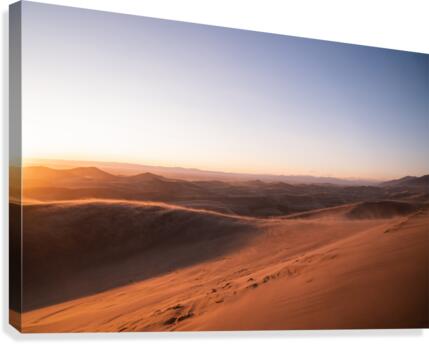 Sand Dunes Sunset Canvas Print