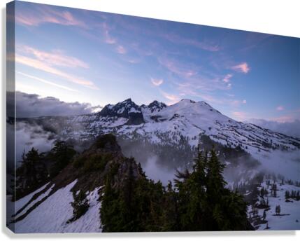 Mt. Baker Sunset Canvas Print