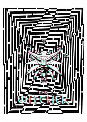 3D Maze Gaze *The Witcher* by SucculentBurger