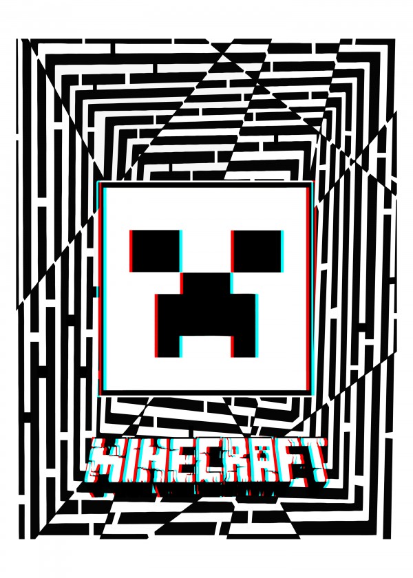3D Maze Gaze *Minecraft* by SucculentBurger
