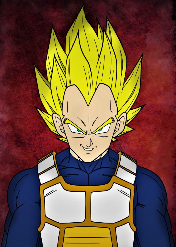 Dragon Ball *Vegeta* by SucculentBurger