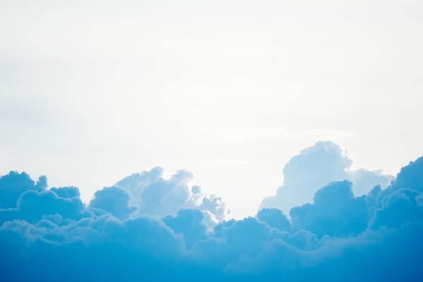 clouds can be blue Print