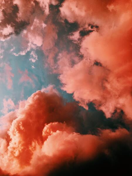 clouds can be warm Print