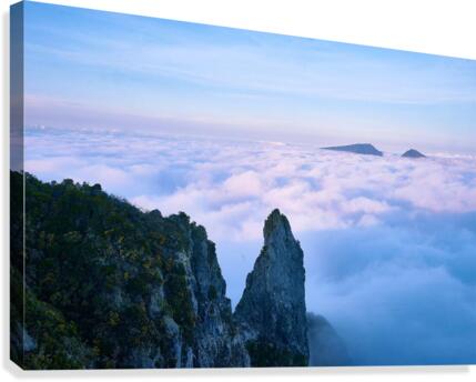 clouds above glory Canvas Print