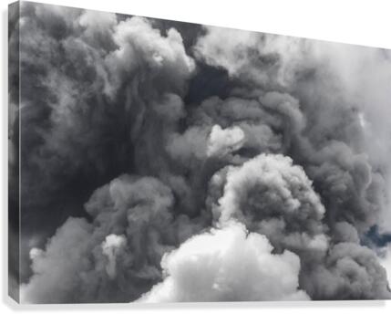 clouds represent love Canvas Print