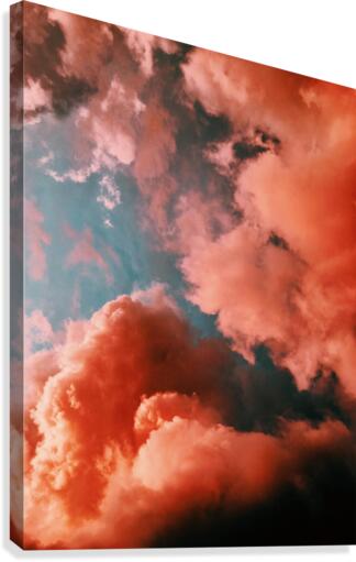 clouds can be warm Canvas Print