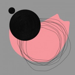 Cat on Back Playing in Pink