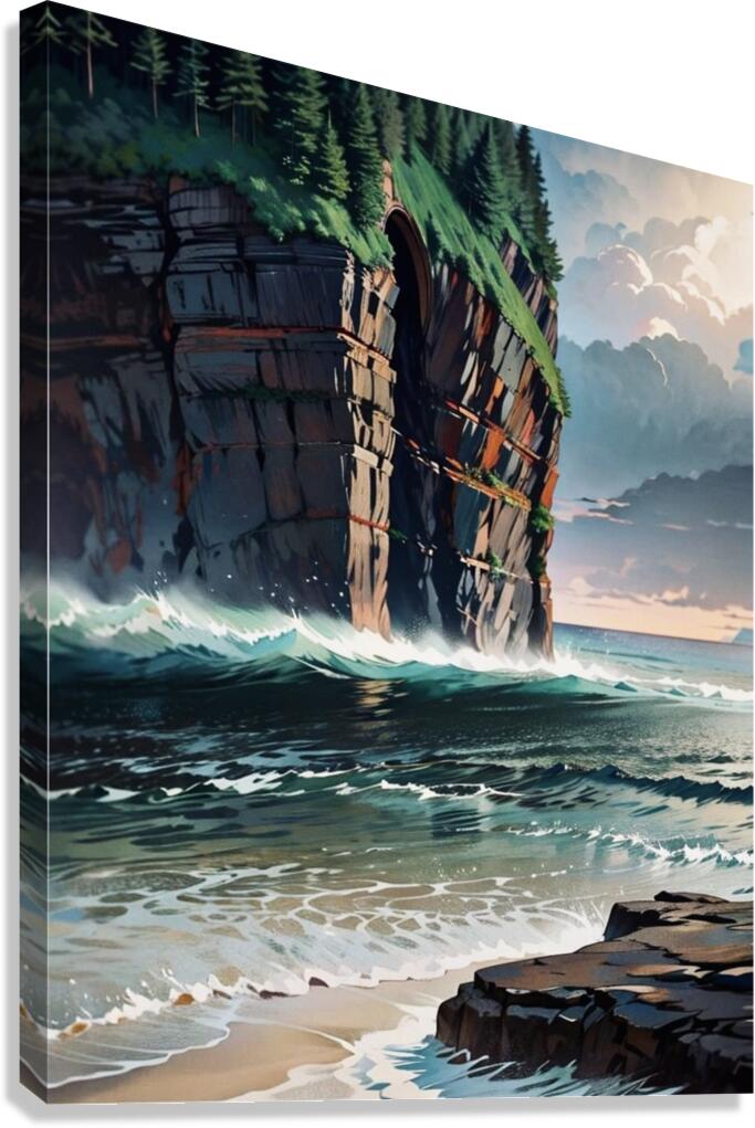 Splashed  Canvas Print