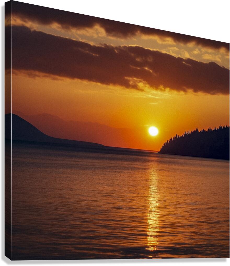 California Sunset Canvas Print