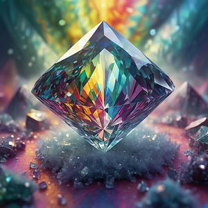  Glass diamond 